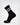 Signature Merino Crew Sock - Black / White | Unisex Merino Socks